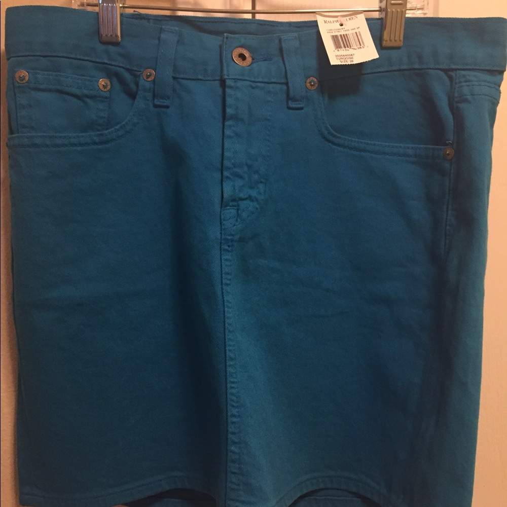 RL Denim Skirt NWT